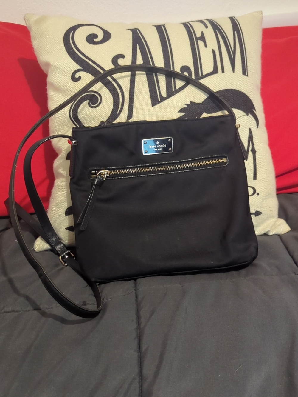 Kate Spade Wilson Road Dessi Tessuto Nylon And Saffiano Leather Crossbody Bag